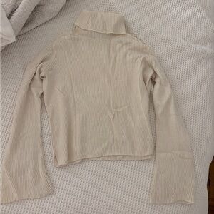 Madewell Wool Blend Ribbed Turtleneck Sweater